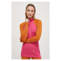 Funkční triko s dlouhým rukávem Smartwool Classic Thermal Merino růžová barva