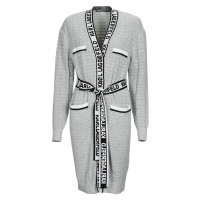 Karl Lagerfeld FEMININE BOUCLE CARDIGAN Šedá