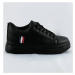 Černé dámské šněrovací sneakersy (C1029)