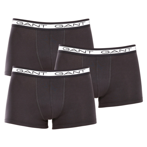 3PACK pánské boxerky Gant černé (900003053-005)