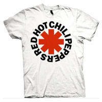 Red Hot Chili Peppers Tričko Red Asterisk Unisex White