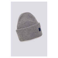 ČEPICE GANT D1. RIB KNIT BEANIE šedá