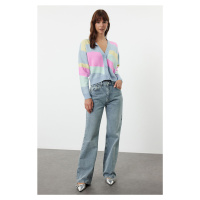 Trendyol Blue High Waist Wide Leg Jeans