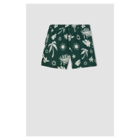 DEFACTO Regular Fit Patterned Short Swim Shorts