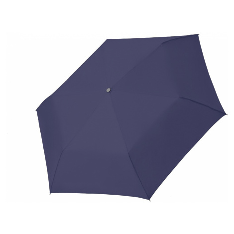 Modrý dámský ultralehký skládací mechanický deštník Zasten Doppler