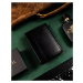 Dárková sada: elegantní kožená pánská peněženka a klíčenka