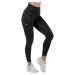 Nebbia Active High-Waist Smart Pocket Leggings Black Fitness kalhoty