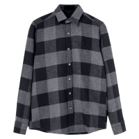 Trendyol Black Regular Fit Winter Checkered Lumberjack Shirt