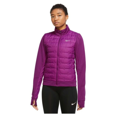 Nike THERMA-FIT SYNTHETIC FILL Dámská běžecká bunda, fialová, velikost