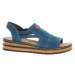 Rieker Dámské sandály 62982-12 blau Modrá