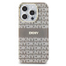 PC/TPU Repeat Pattern Tonal Stripe Magsafe Zadní Kryt pro iPhone 15 Pro Max Beige DKNY