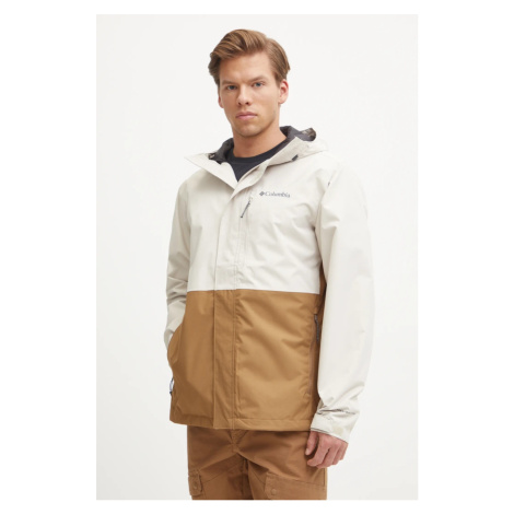 Outdoorová bunda Columbia Hikebound béžová barva, 2089341