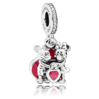 Pandora Romantický přívěsek Láska Mickeyho a Minnie 797769CZR