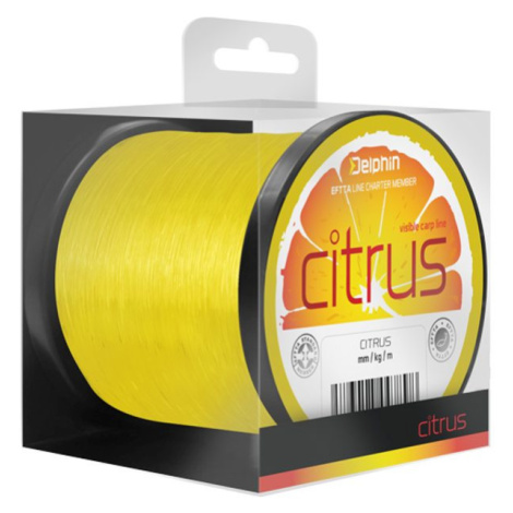 Delphin Vlasec Citrus žlutý - 0,28mm 5,9kg 600m