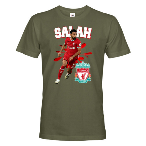 Pánské tričko s potiskem  Mohamed Salah -  pánské tričko pro milovníky fotbalu BezvaTriko