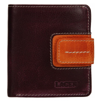 Dámská kožená peněženka Lagen Celesta - fialovo-oranžová