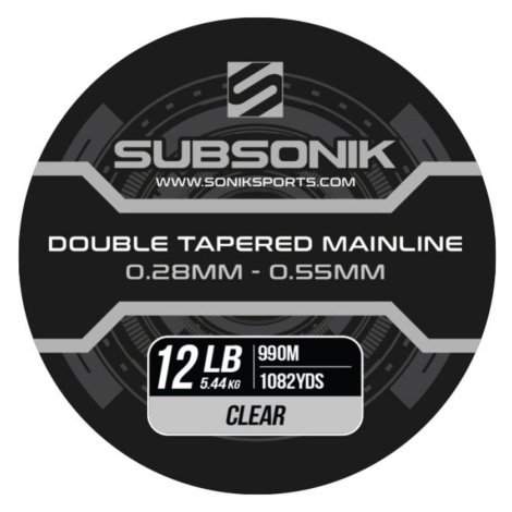 Sonik Vlasec Subsonik Double Tapered Main Line Clear 990m - 0,33-0,60mm 16lb