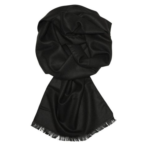 Gentleman pánský jednobarevný šál LA01 černá Delphin