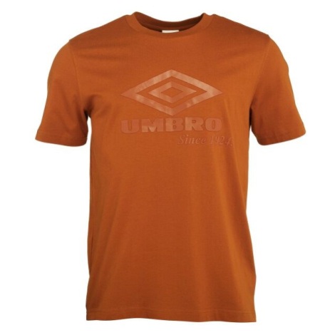 Umbro LARGE LOGO TEE Pánské triko, oranžová, velikost
