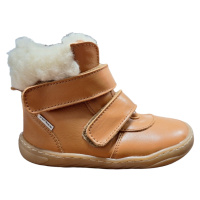 Pegres Barefoot SBF42 Dětské zimní boty hnědé