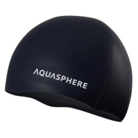 Aqua Sphere Plain silicone cap, černá/bílá