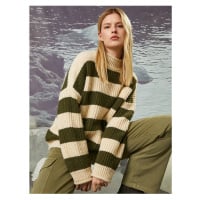 Koton Şahika Ercümen X Cotton - Turtleneck Knit Oversize Sweater