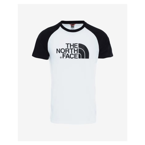 Černo-bílé pánské tričko The North Face Raglan Easy