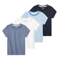 lupilu® Dívčí triko, 4 kusy (světle modrá)