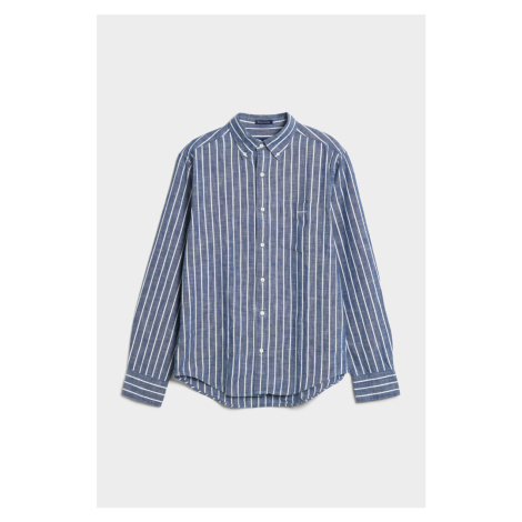 KOŠILE GANT REG UT CHAMBRAY STRIPE SHIRT modrá