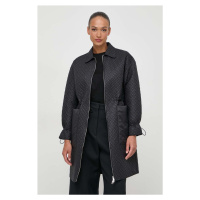 Kabát BOSS dámský, černá barva, přechodný, 50517953