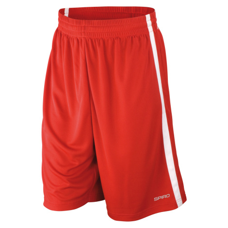 Spiro Pánské šortky na basketbal RT279 Red