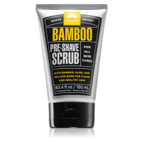 Pacific Shaving Bamboo Pre-Shave Scrub pleťový peeling před holením pro muže 100 ml