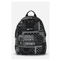 Batoh karl lagerfeld jeans urban nylon backpack aop bandana black