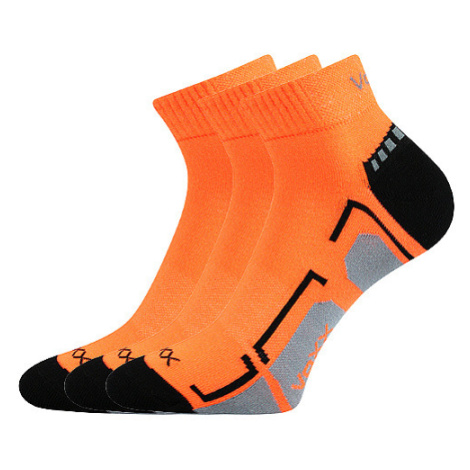VOXX® ponožky Flash neon oranžová 3 pár 112522