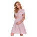 Světle růžová těhotenská noční košile TCB9902