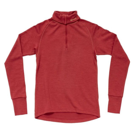 Devold EXPEDITION MERINO 235 Dámské dvouvrstvé merino triko, červená, velikost