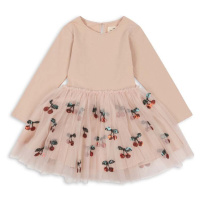 Dívčí šaty Konges Sløjd růžová barva, mini