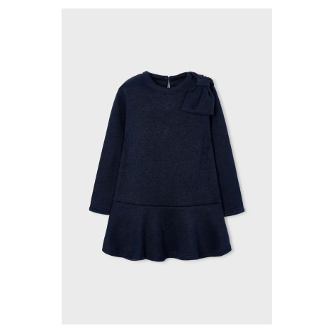 Dívčí šaty Mayoral modrá barva, mini, 4991
