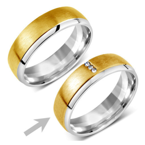 Snubní ocelový prsten pro ženy VIENNE Silvego
