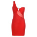 Šaty V-9089 červené - Axami