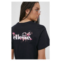Bavlněné tričko Ellesse černá barva, SGM14626-WHITE
