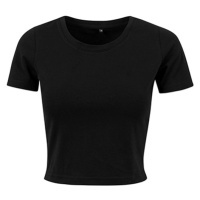 Build Your Brand Dámský crop top BY042 Black