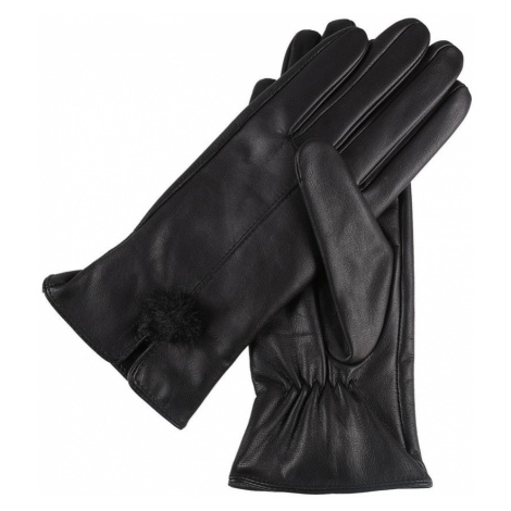 Černé kožené rukavice SRE0356 Top Secret
