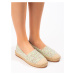 Shelovet damskie espadryle zielone