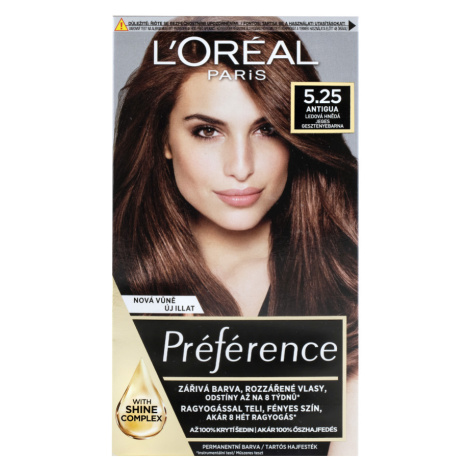 Loréal Paris Preference Permanentní barva na vlasy 5.25 Antigua mahagonovo čokoládová