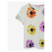Bílé holčičí květované tričko Desigual Danerys