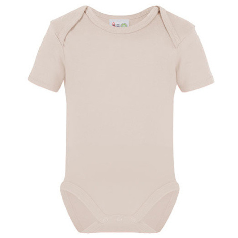 Link Kids Wear Dětské body s krátkým rukávem X946 Natural