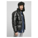 Zimní pánská bunda Southpole Imitation Leather Bubble Jacket - black
