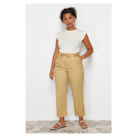 Trendyol Curve Stone Carrot Woven Trousers