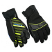 BLIZZARD-Profi ski gloves, black/neon yellow/blue Černá